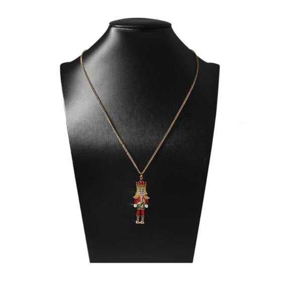 18K Gold-Plated Nutcracker Pendant Necklace - Picture 8 of 8
